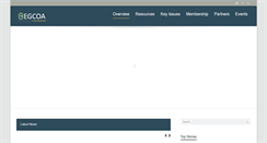Desktop Screenshot of egcoa.eu